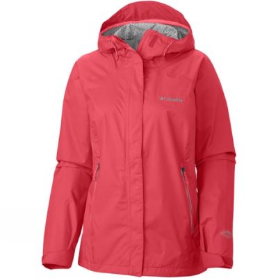 Chaquetas Columbia Rainstormer Mujer - Rojas - Chile YIL650942